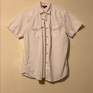 Men’s white button down shirt
